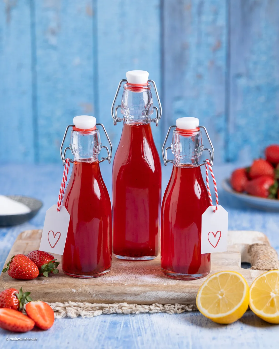 Sirop de fraise maison