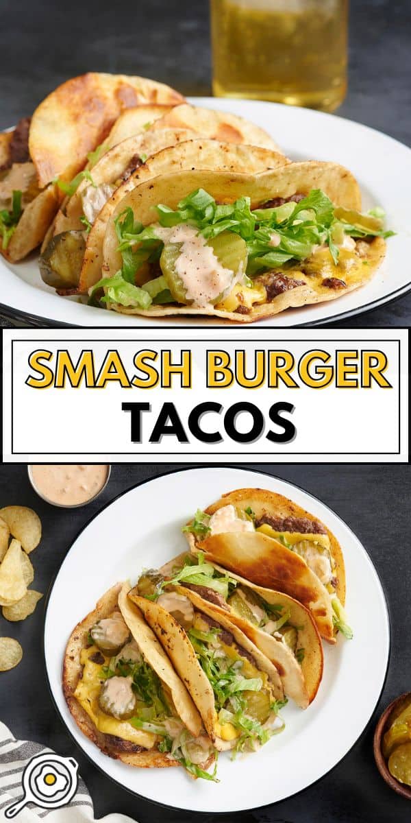 image d'épingle de tacos burger smash