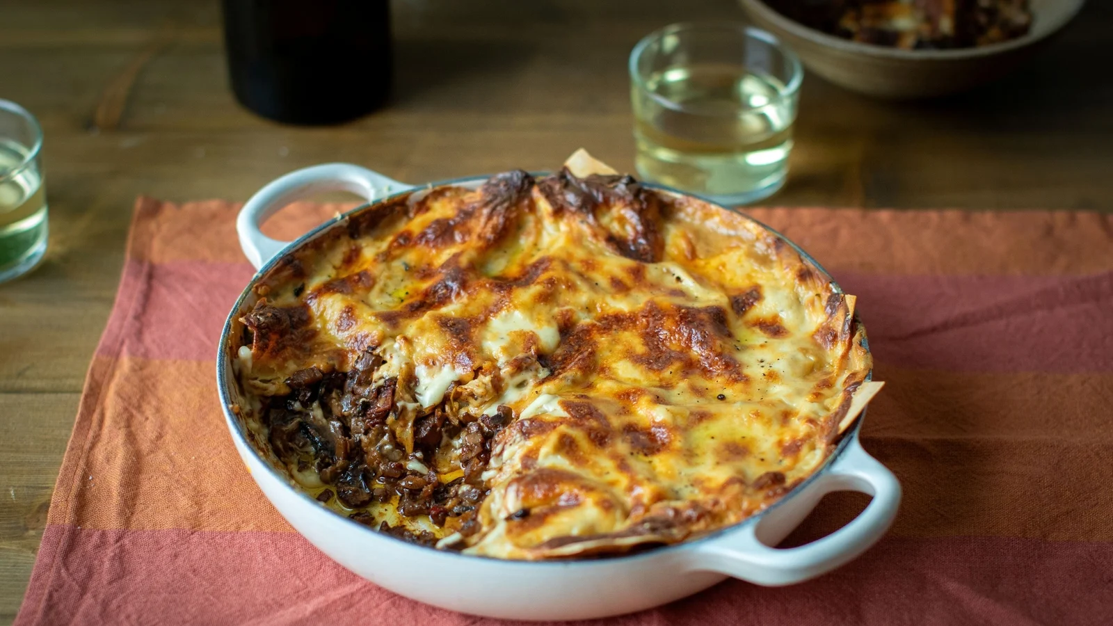 Cuisinez comme un chef : lasagnes aux champignons