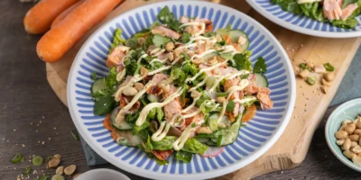 Salade Banh Mi au saumon | estival, frais et délicieux