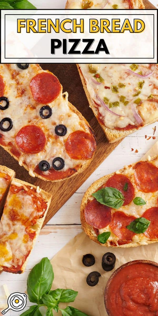 Image d'épingle à pizza au pain français