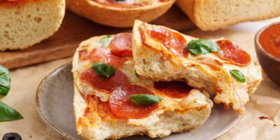 Pizza au pain français