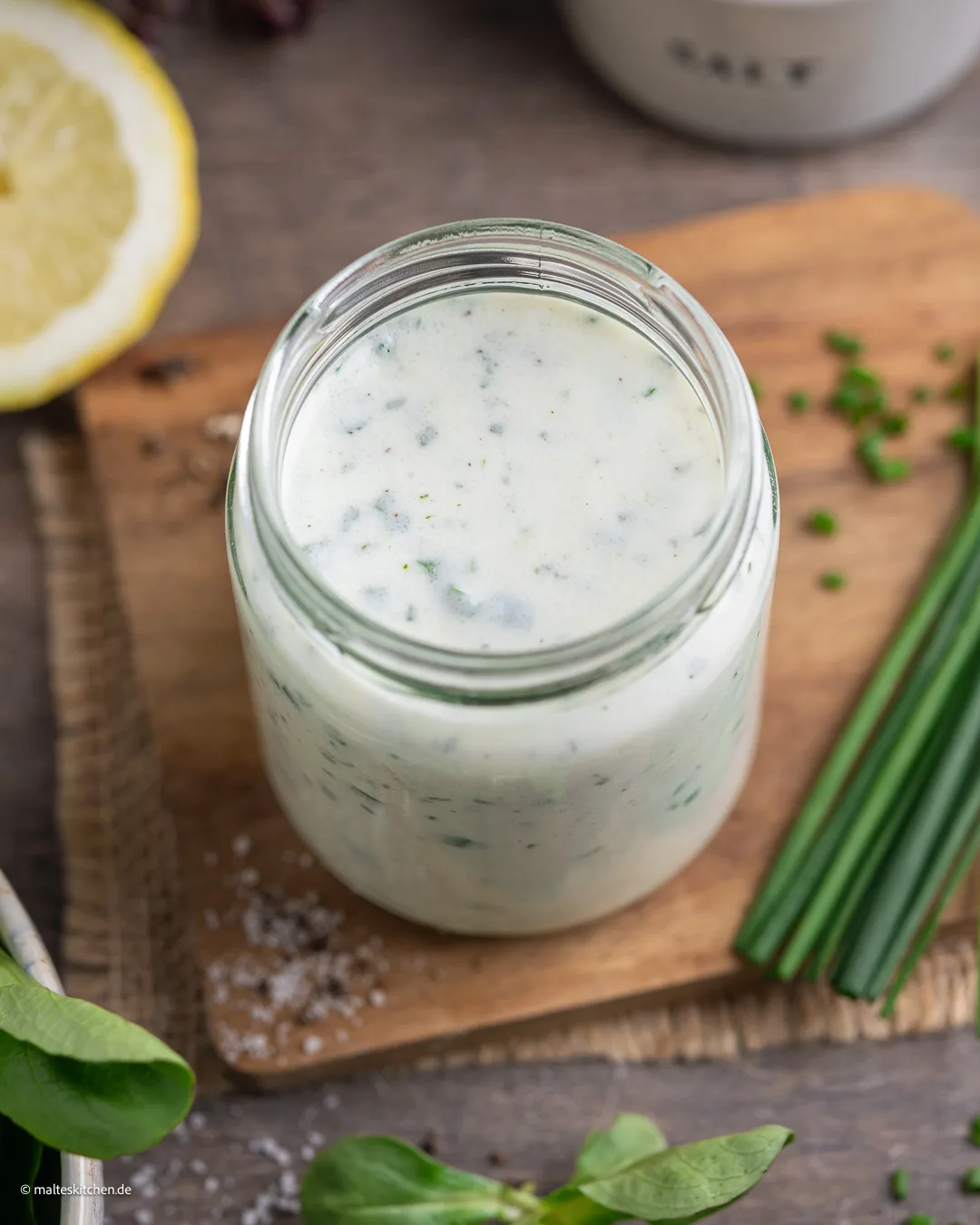 Vinaigrette crémeuse au yaourt