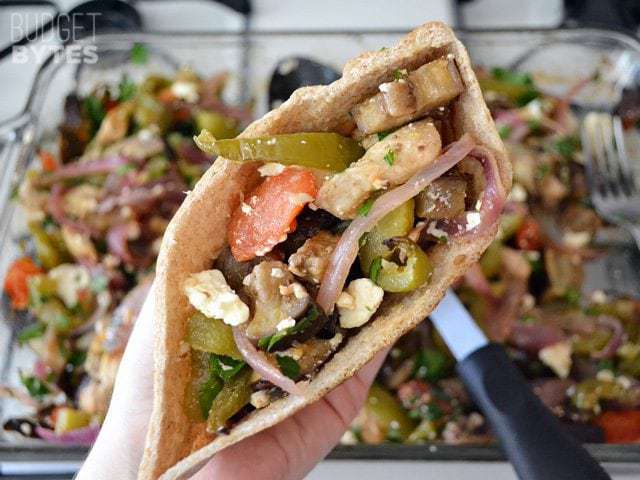 Pitas farcis à la grecque