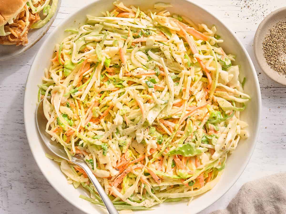 salade de chou dans un bol