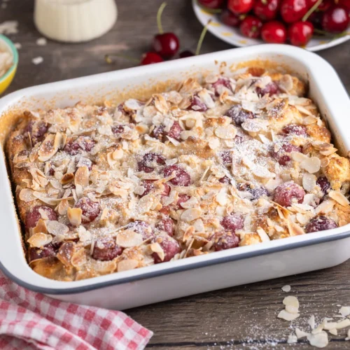 Kirschmichel sauce vanille - cocotte sucrée aux cerises