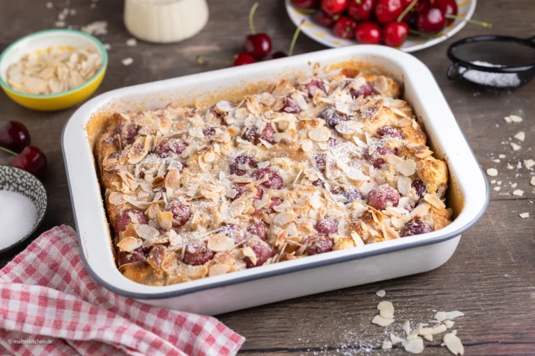 Kirschmichel sauce vanille – cocotte sucrée aux cerises