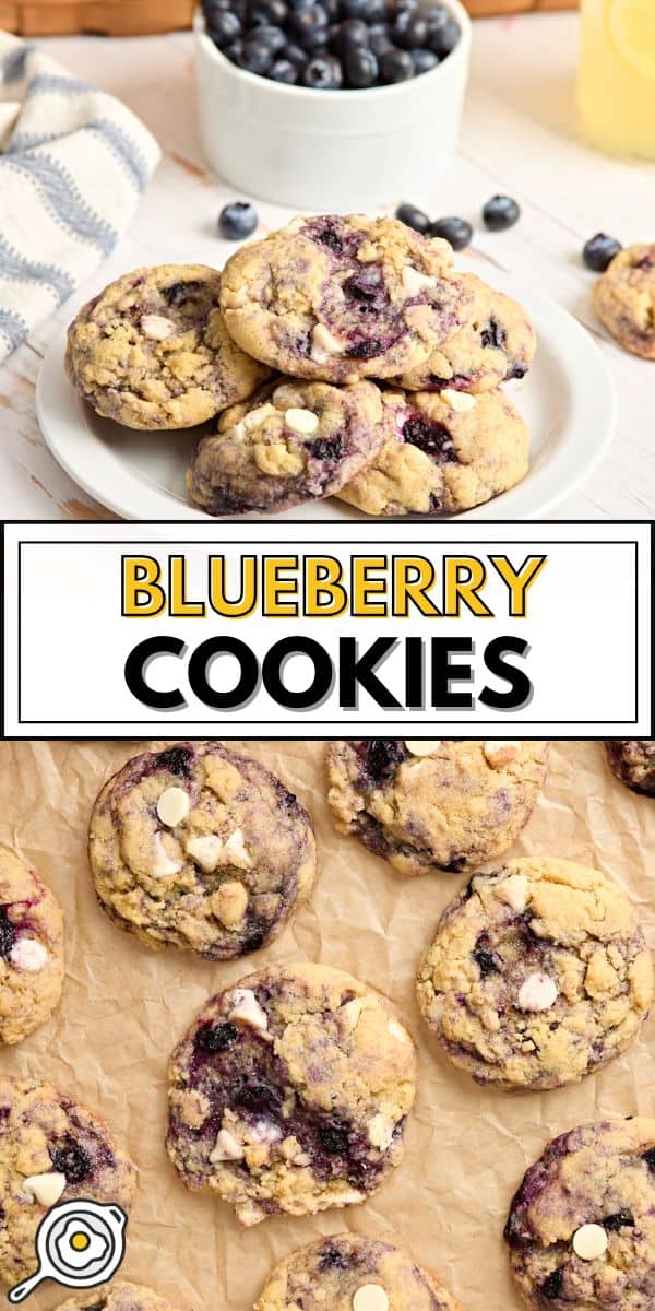 image d'épingle de biscuits aux bleuets