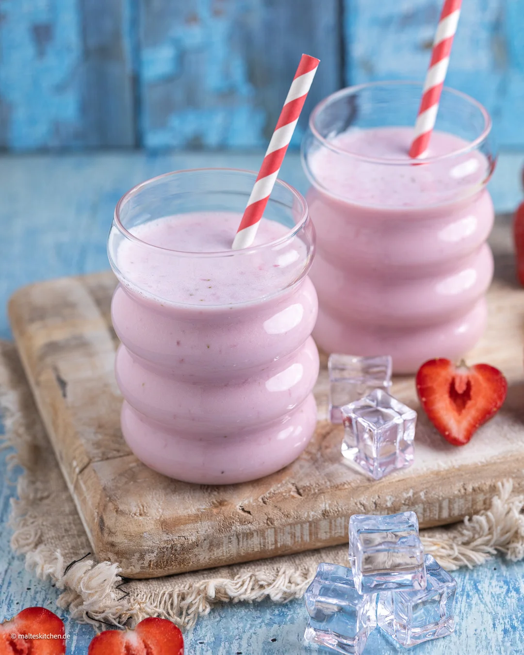Lait fraise fraise