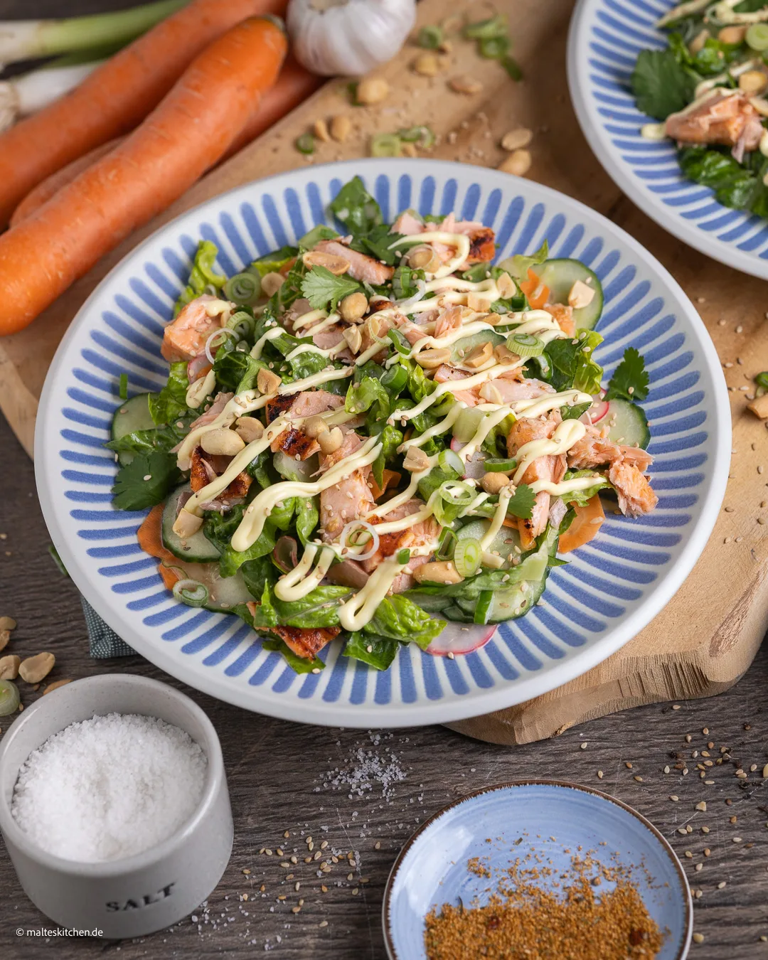 Salade Banh Mi au saumon