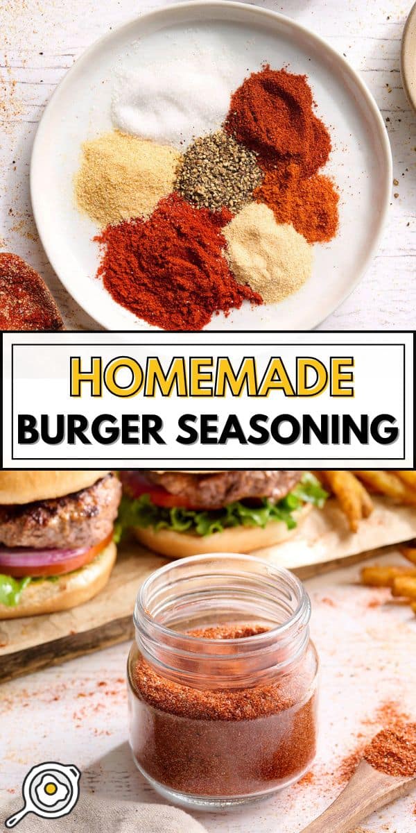 image d'épingle d'assaisonnement pour hamburger fait maison