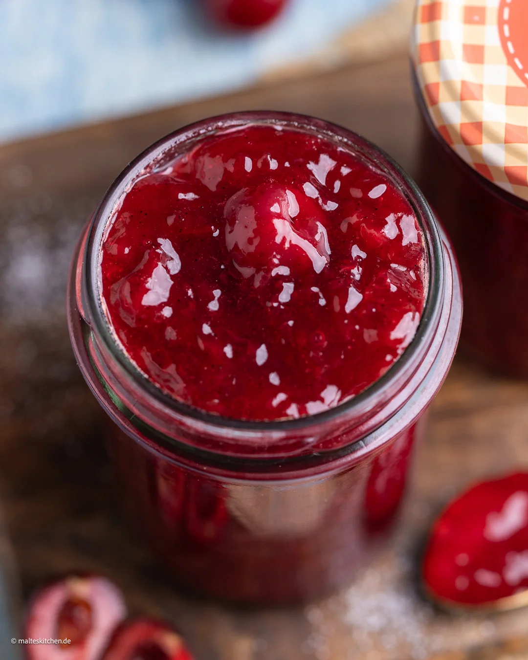 Confiture de cerises maison