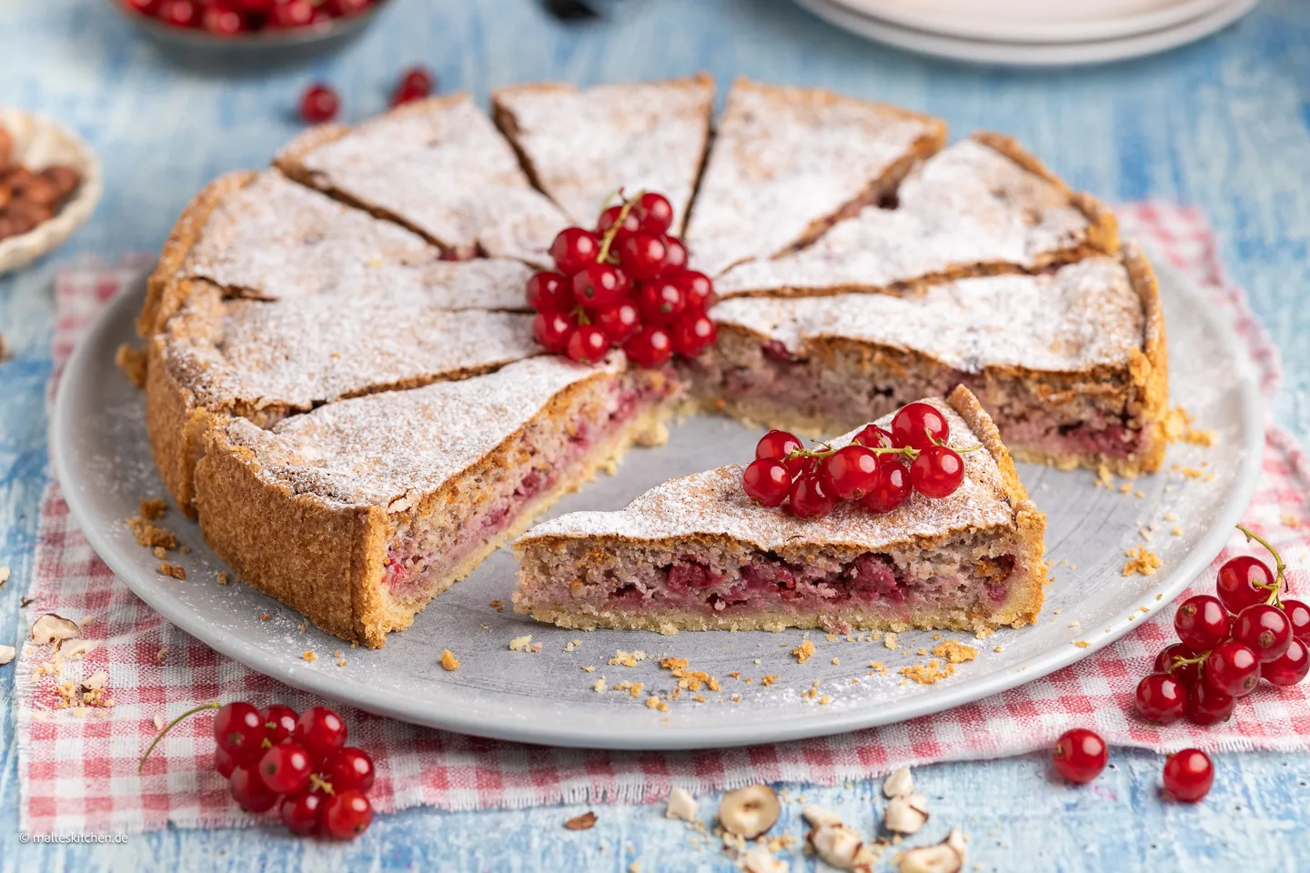 Gâteau aux groseilles et meringue : le Träubleskuchen juteux de grand-mère