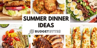 Idées faciles de dîner d’été