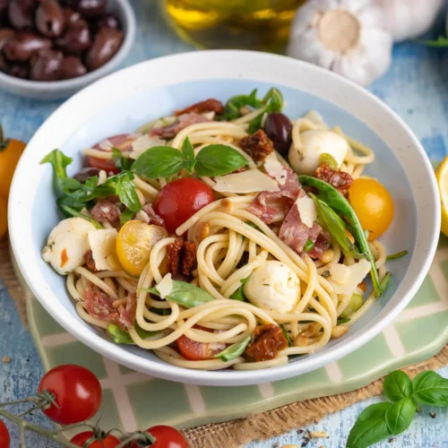 Salade de spaghettis italienne