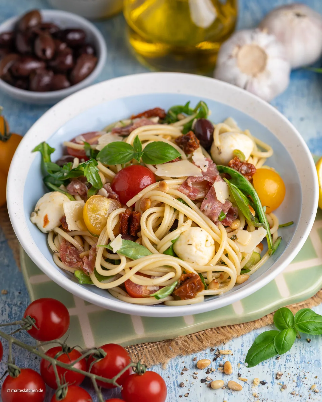 Salade de spaghettis italienne