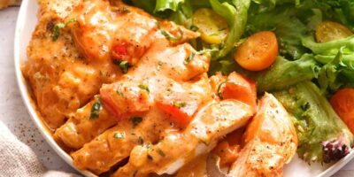 Poulet crémeux aux tomates