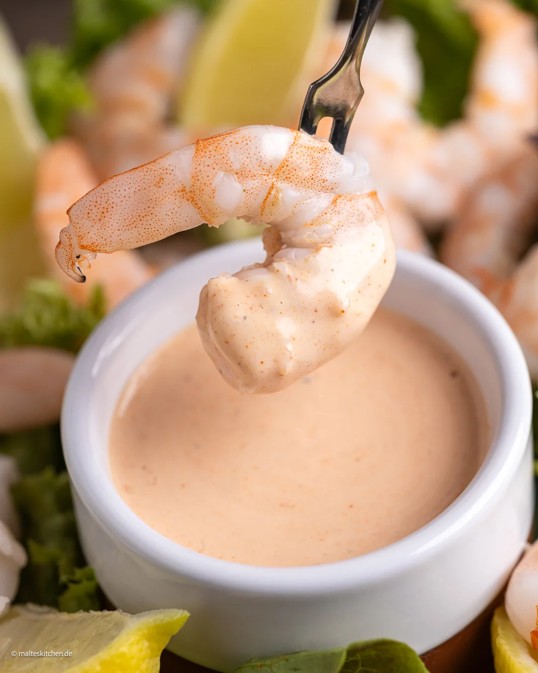 Sauce cocktail aux crevettes
