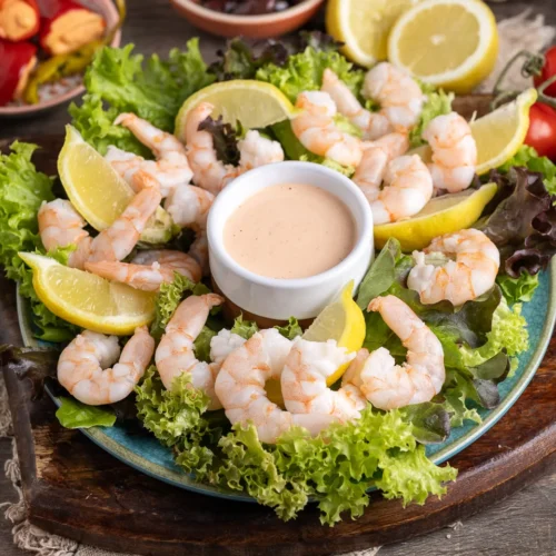 Sauce cocktail aux crevettes