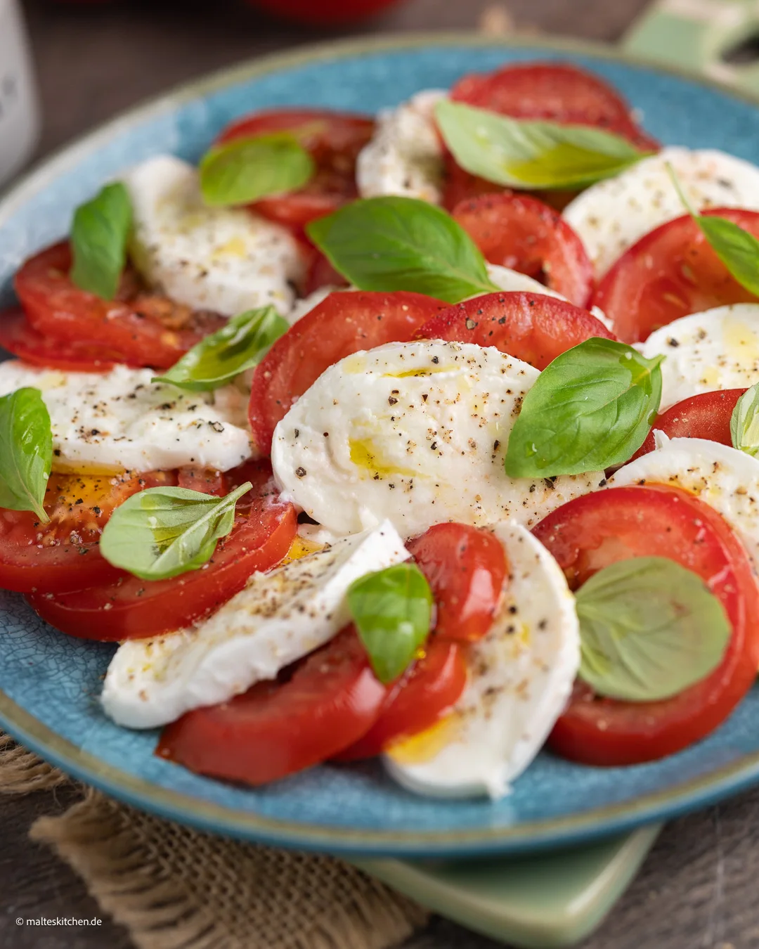 Caprese au basilic