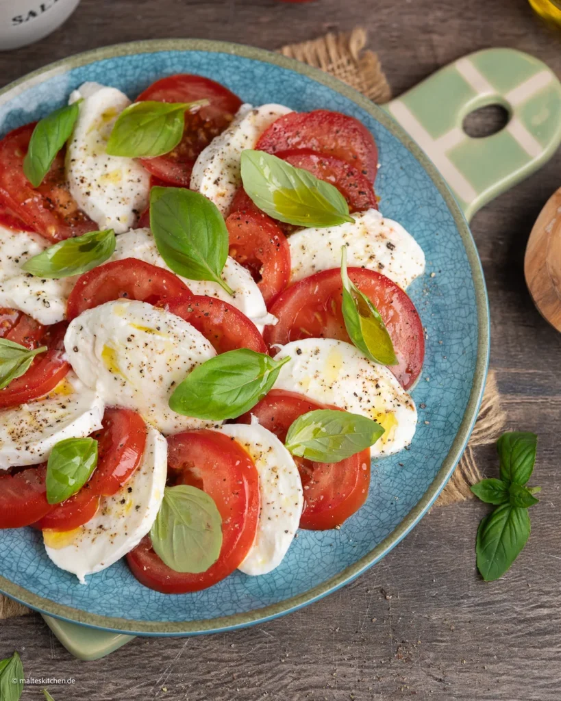 Caprese à la mozzarella de bufflonne