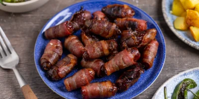 Dattes enveloppées de bacon – du four ou de la friteuse à air