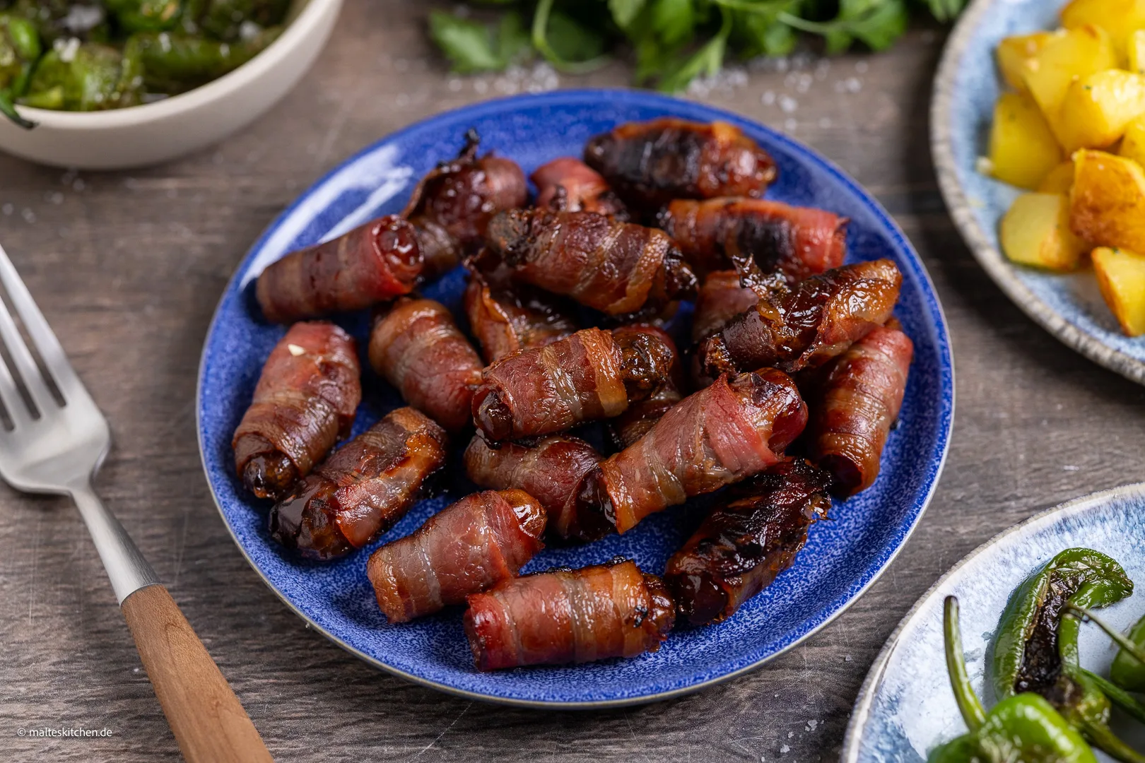 Dattes enveloppées de bacon – du four ou de la friteuse à air