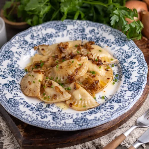 Pierogies de grand-mère fourrés aux pommes de terre | Pierogi Ruskie