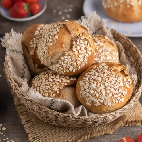 Petits pains d'épeautre à l'avoine