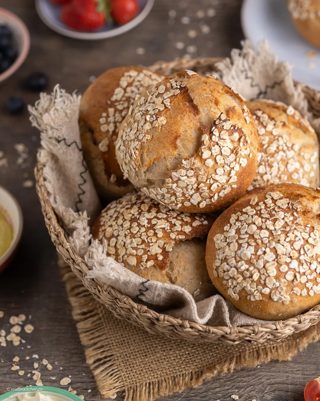 Petits pains d'épeautre croustillants maison