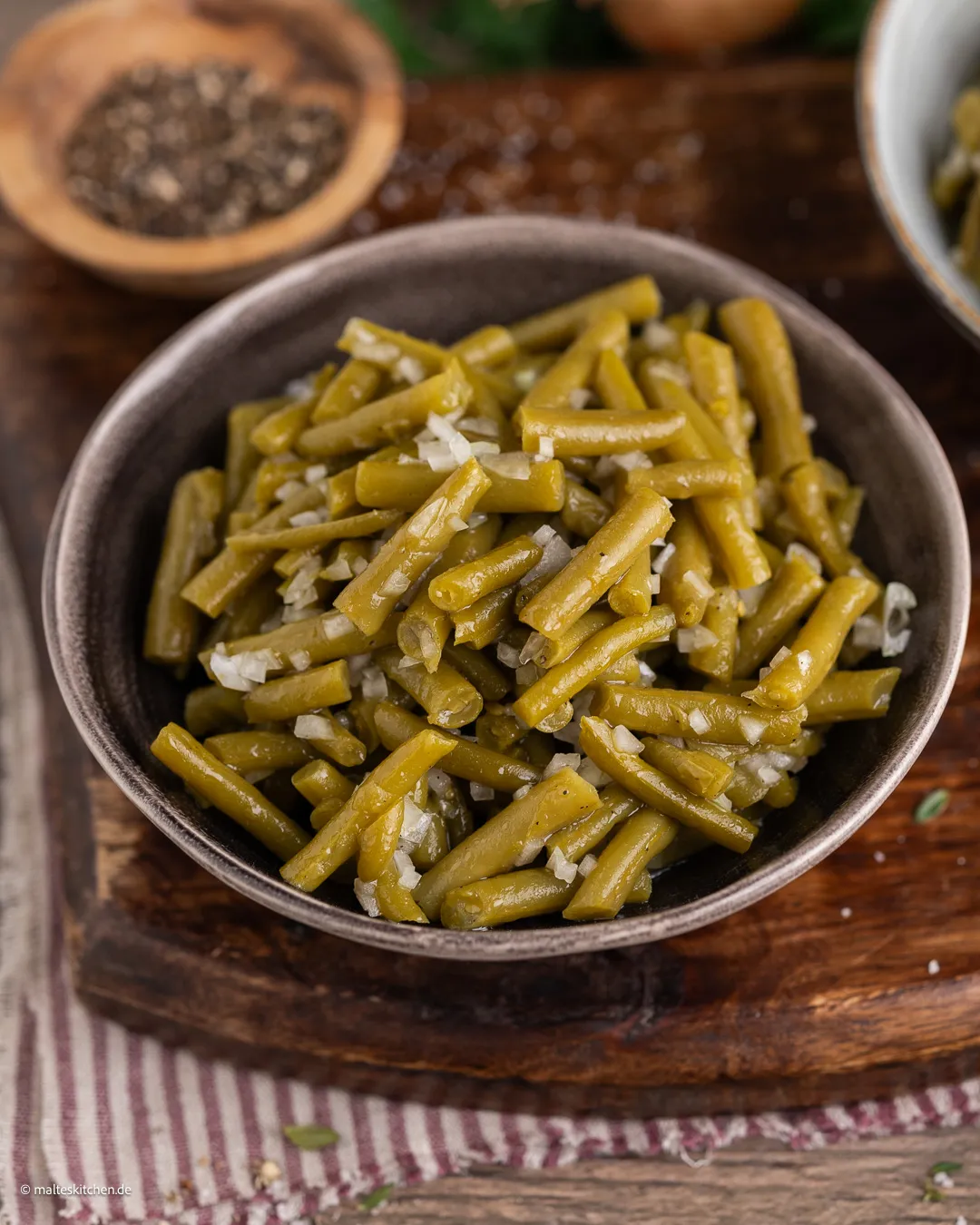 Salade de haricots aux haricots verts