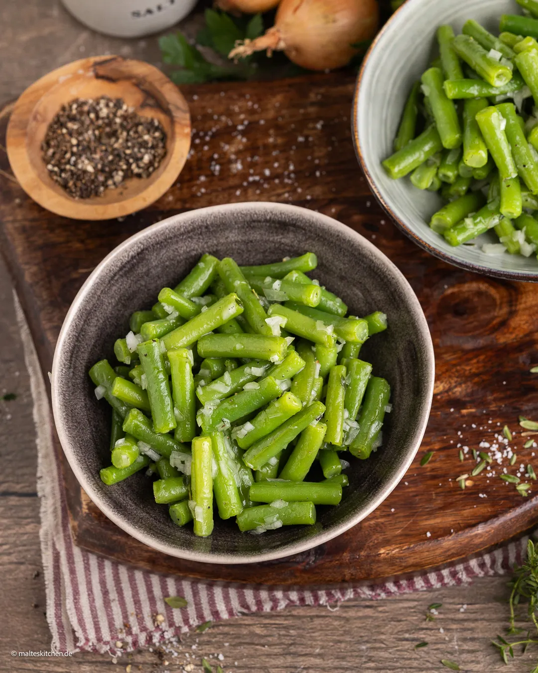 Salade de haricots verts