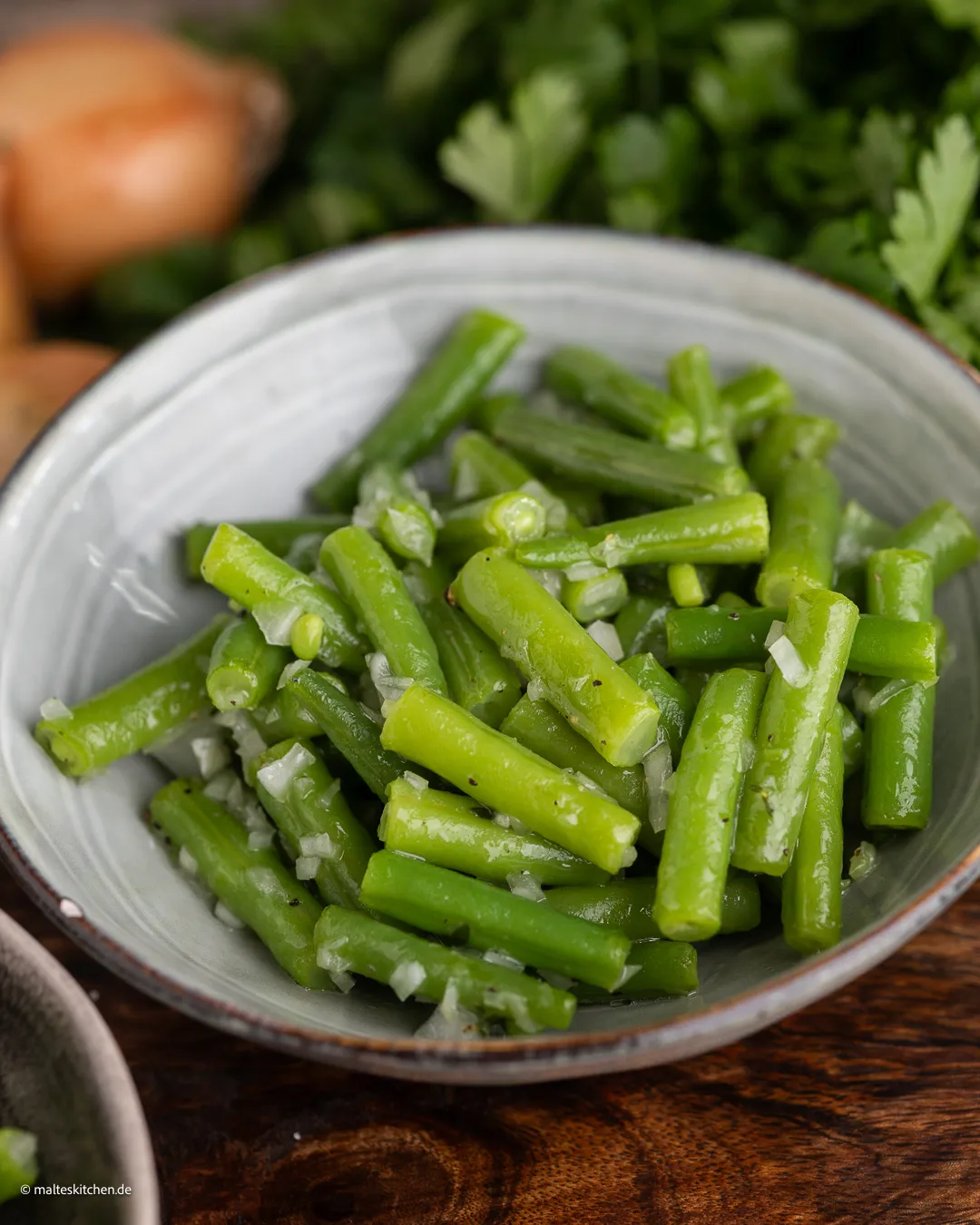 Tout simplement une délicieuse salade aux haricots verts