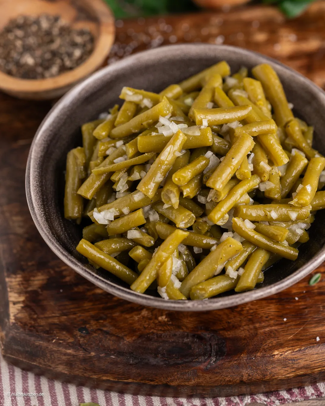 Salade de haricots verts