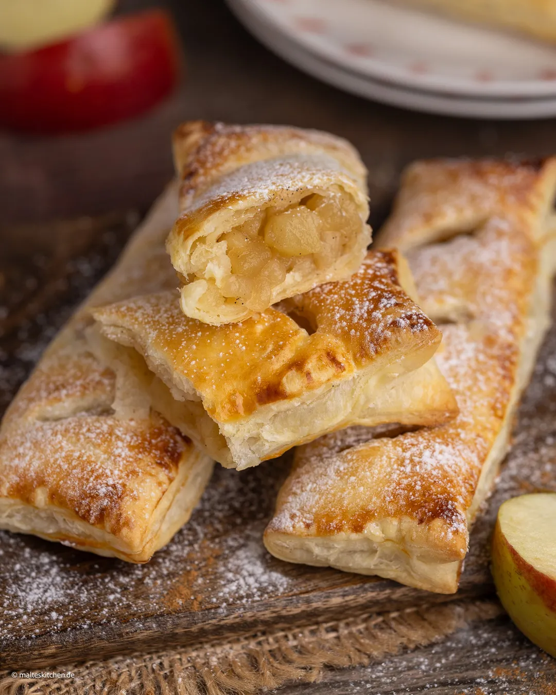Chaussons sucrés aux pommes