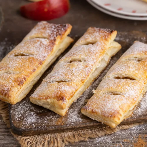 Chaussons aux pommes en pâte feuilletée
