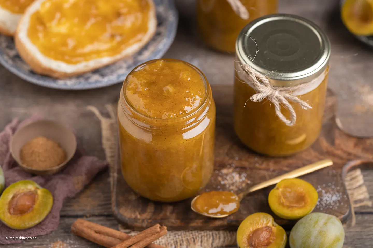 Confiture Reneklode à la vanille et à la cannelle