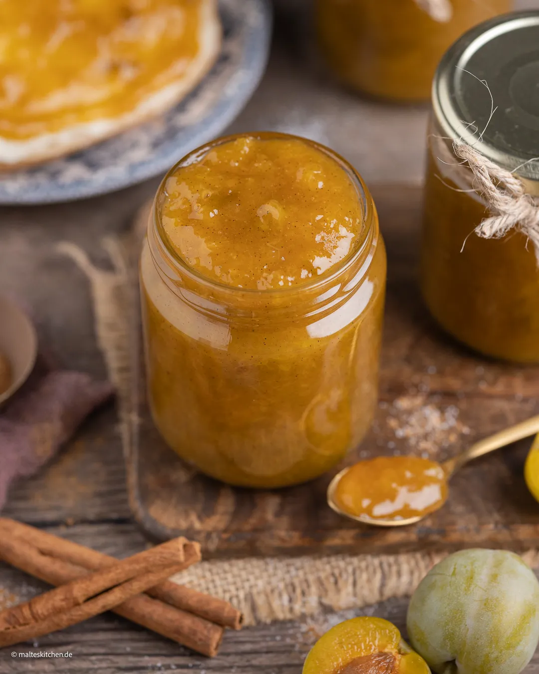 Confiture Reneklode à la vanille et à la cannelle
