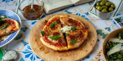 La cuisine italienne de Donal : une pizza à une poêle