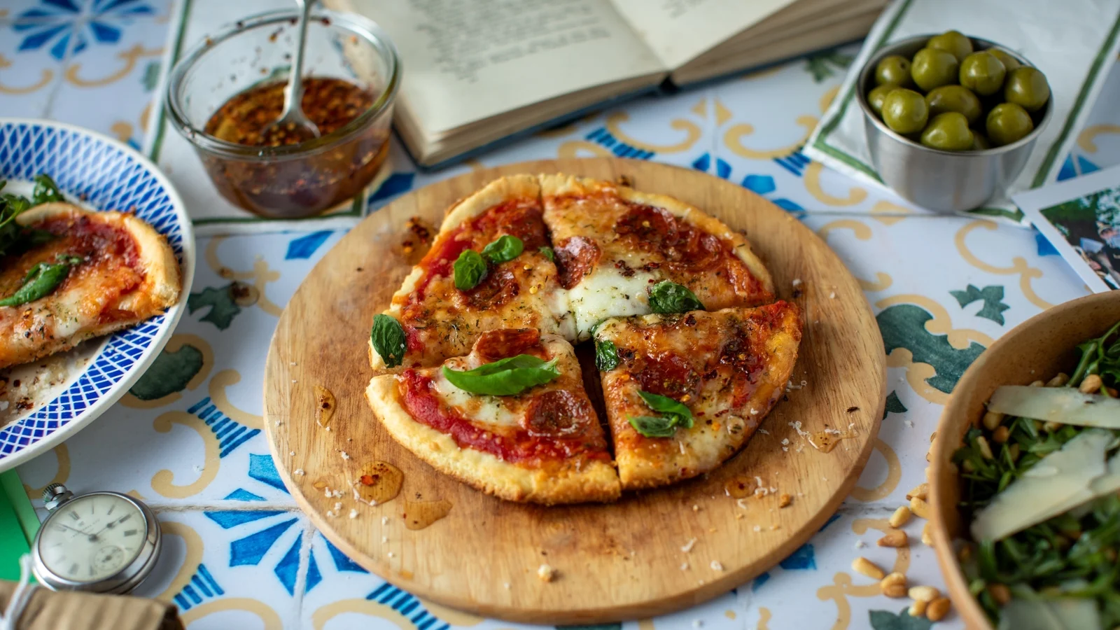 La cuisine italienne de Donal : une pizza à une poêle