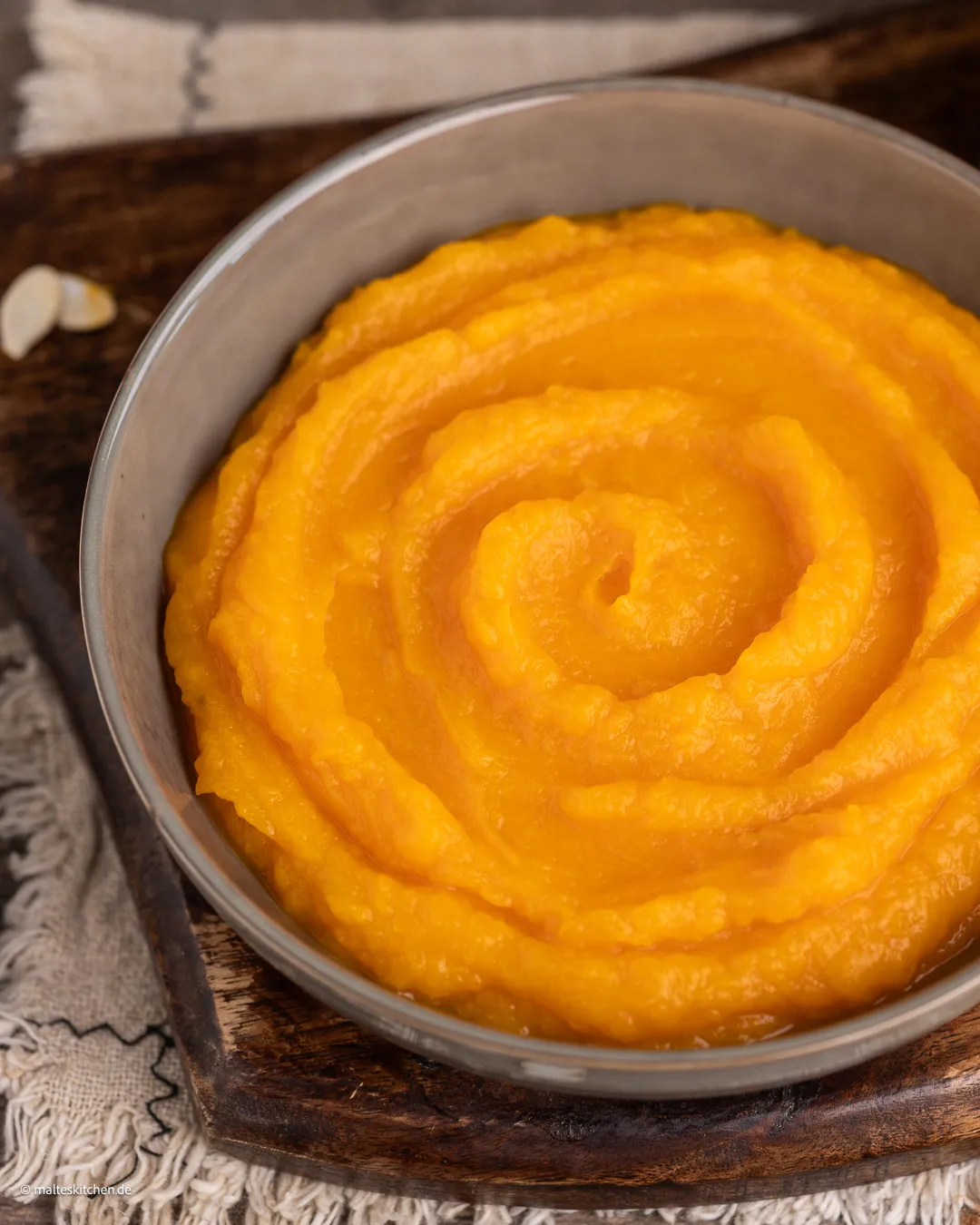 Purée de potiron du four