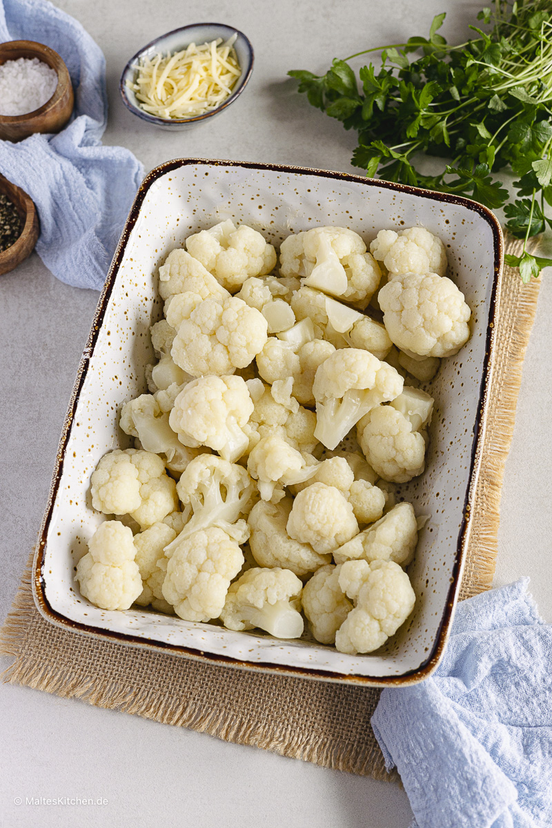 Le chou-fleur est précuit.