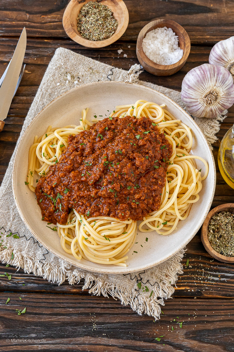 Délicieux spaghettis à la bolognaise