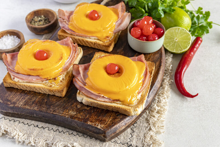 Recette de toasts hawaïens avec mayonnaise au citron vert