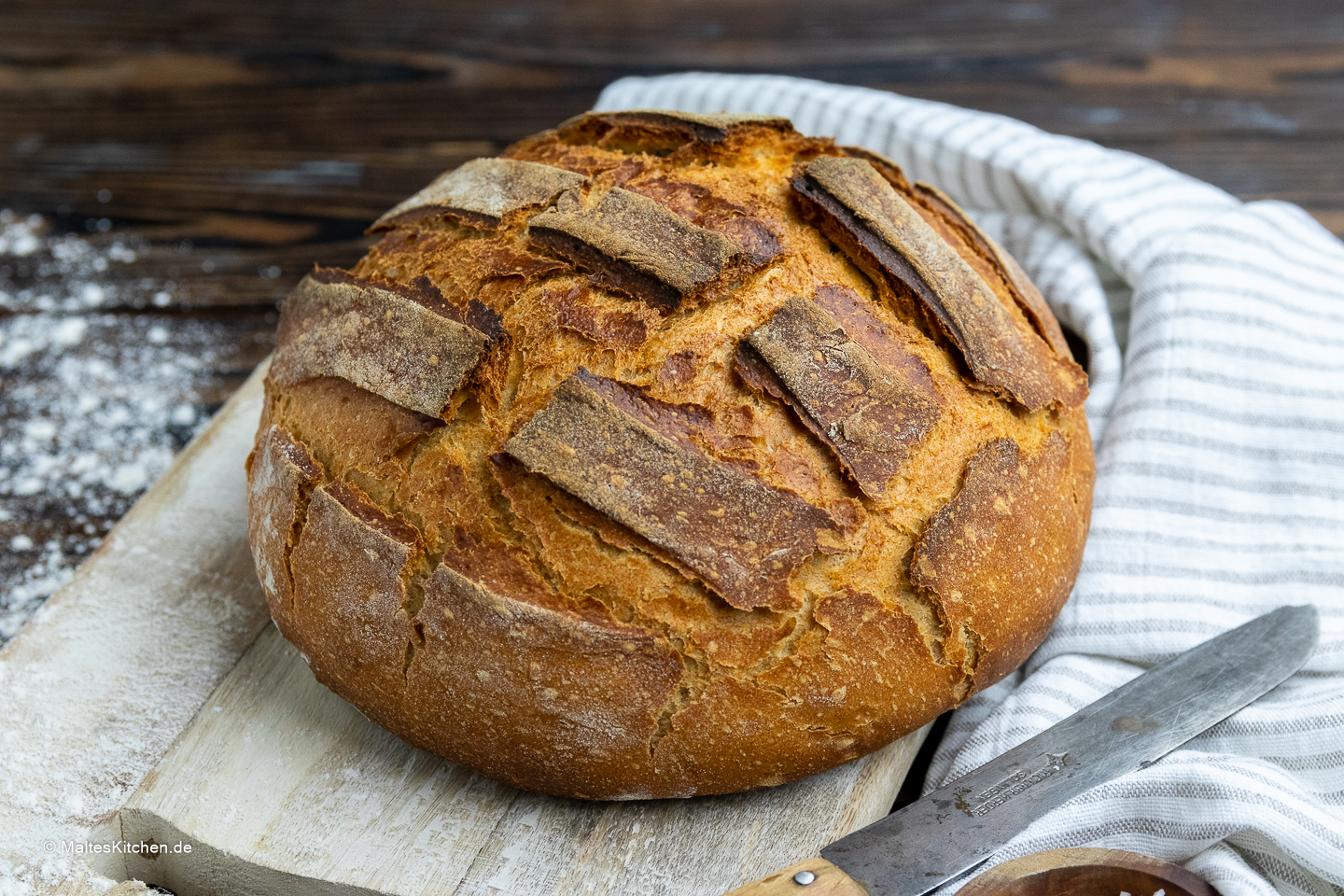 Croûte de yaourt / pain croustillant – préparez simplement un délicieux pain