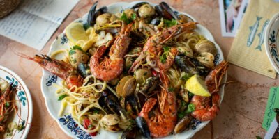 Donal's Italian Kitchen : Linguine aux crustacés grillés