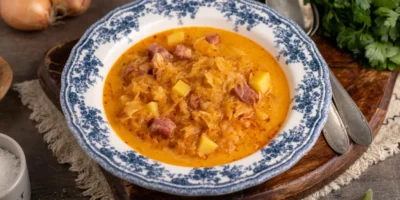 Soupe de choucroute au porc fumé et pommes de terre : une cuisine maison copieuse