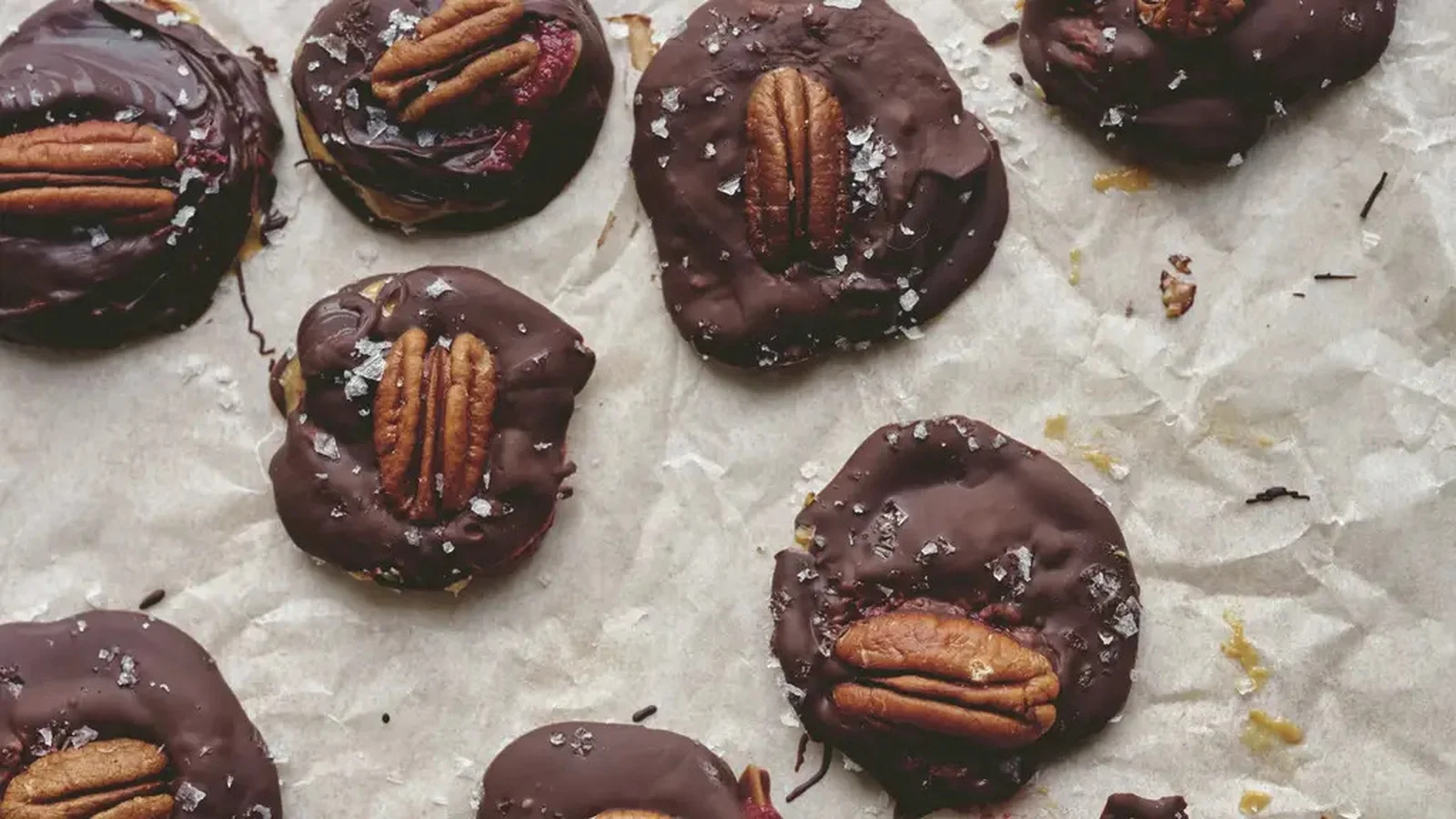 Recettes de bouchées au chocolat et aux pacanes de Tim Spector