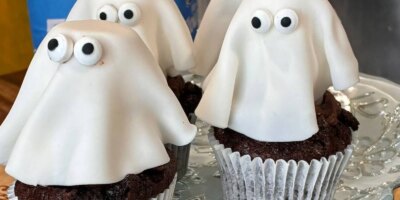 Les cupcakes fantômes au chocolat de Shane Smith