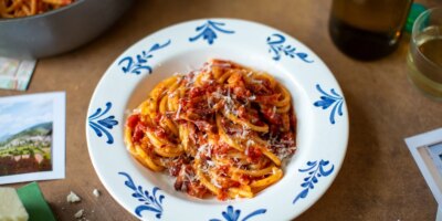 La cuisine italienne de Donal : Amatriciana Buccatini